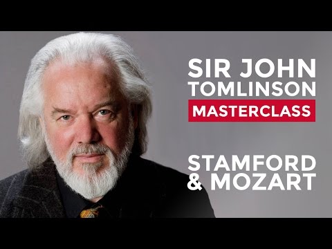 Sir John Tomlinson Vocal Masterclass at the Royal College of Music: Stanford and Mozart