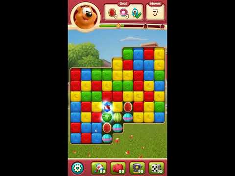 Toon Blast Level 7319 - NO BOOSTERS 🐻🐺🐱 | SKILLGAMING ✔️