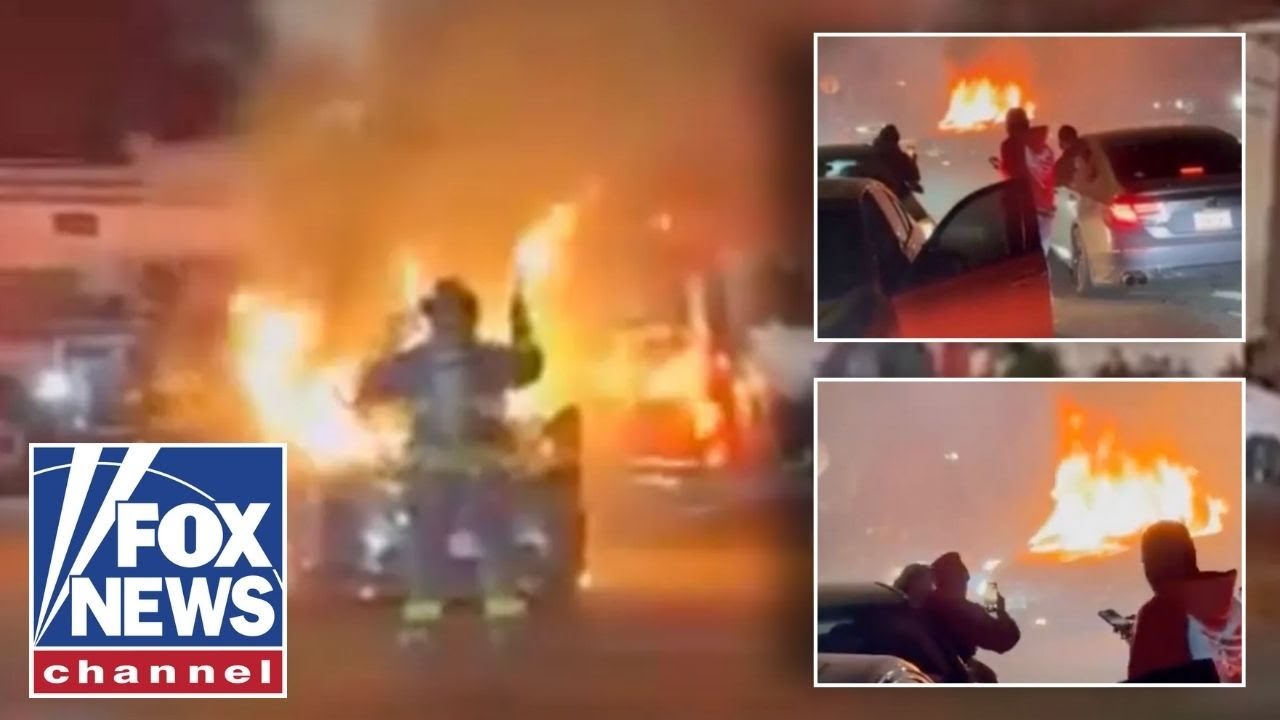 Queens Nightmare: Wife Attacked, Car Ablaze, Husband Fighting for Life!