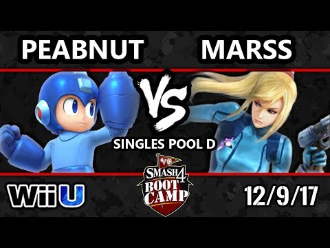 S4BC Smash 4 - PES | Peabnut (Mega Man) vs Marss (ZSS) - WiiU Pools