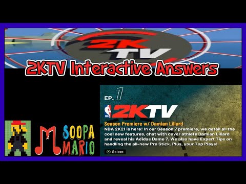 NBA 2K21 2KTV Interactive Answers Episode 1 (Current Gen)