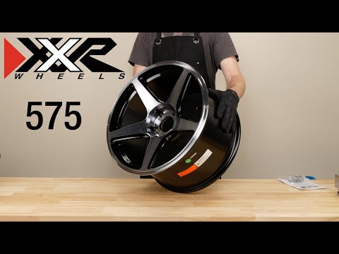 Unboxing XXR 575 18x8.5 5x114.3 +25 Phantom Black Wheels 575886627