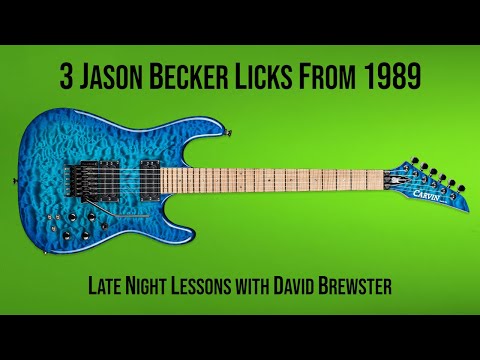 3 Jason Becker Licks From 1989