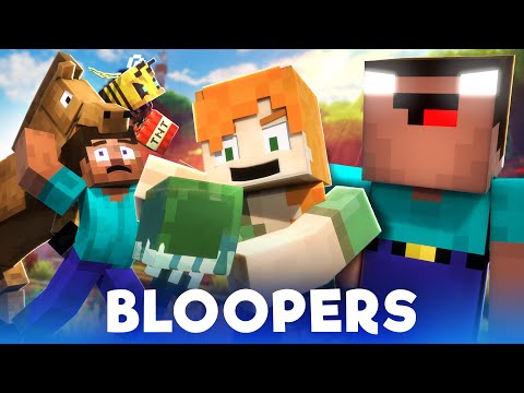 Alex and Steve Life - BLOOPERS FULL MOVIE (Minecraft Animation)