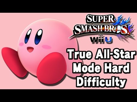 Super Smash Bros. For Wii U (True All-Star Mode Hard Difficulty | Kirby) 60fps