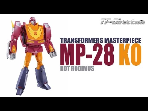 KO MP-28 Hot Rodimus Transformers Masterpiece KO review