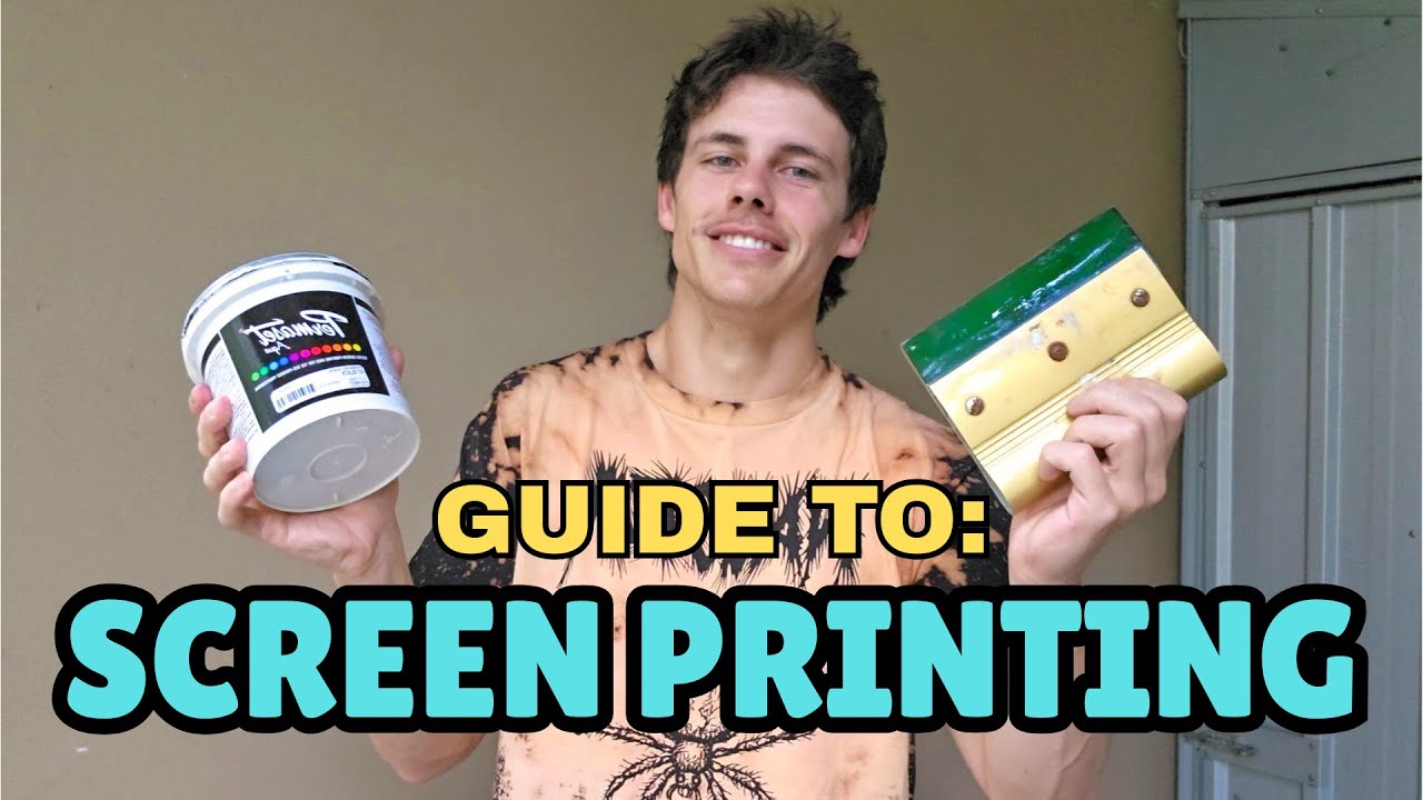 The Full Guide to Screen Printing at Home