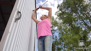 How to pull stubborn old Barn Nails