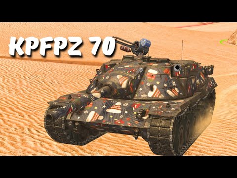 KpfPz 70 - 3 KILLS | 6,2 K Damage, WoT Blitz Replay