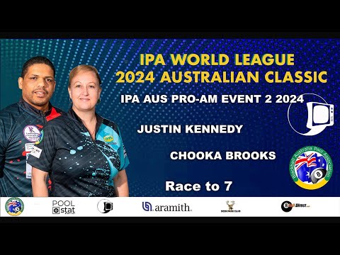 IPA Aus Classic Blackball - 2024 - Pro/Am Rnd 2 - Justin Kennedy v Chooka Brooks