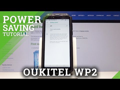How to Turn On Battery Economy on OUKITEL WP2 - Power Saving Mode