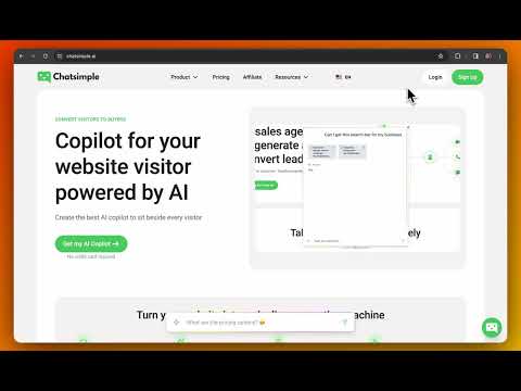 Chatsimple Demo Video