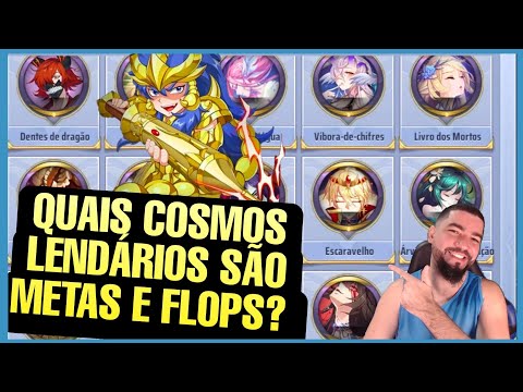 Os Melhores Cosmos Lendários e Seus Usuários em Saint Seiya Awakening