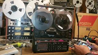 Video thumbnail for Fostex R8 Reel to Reel Demo by Bigg Matt