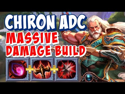 MASSIVE DAMAGE WITH ABILITY ADC CHIRON SMITE GAMEPLAY CONQUEST