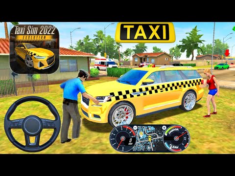 Taxi Sim 2020 Android Gameplay | Driving 4x4 SUV Prado In Los Angeles | Taxi Sim 2022 Evolution