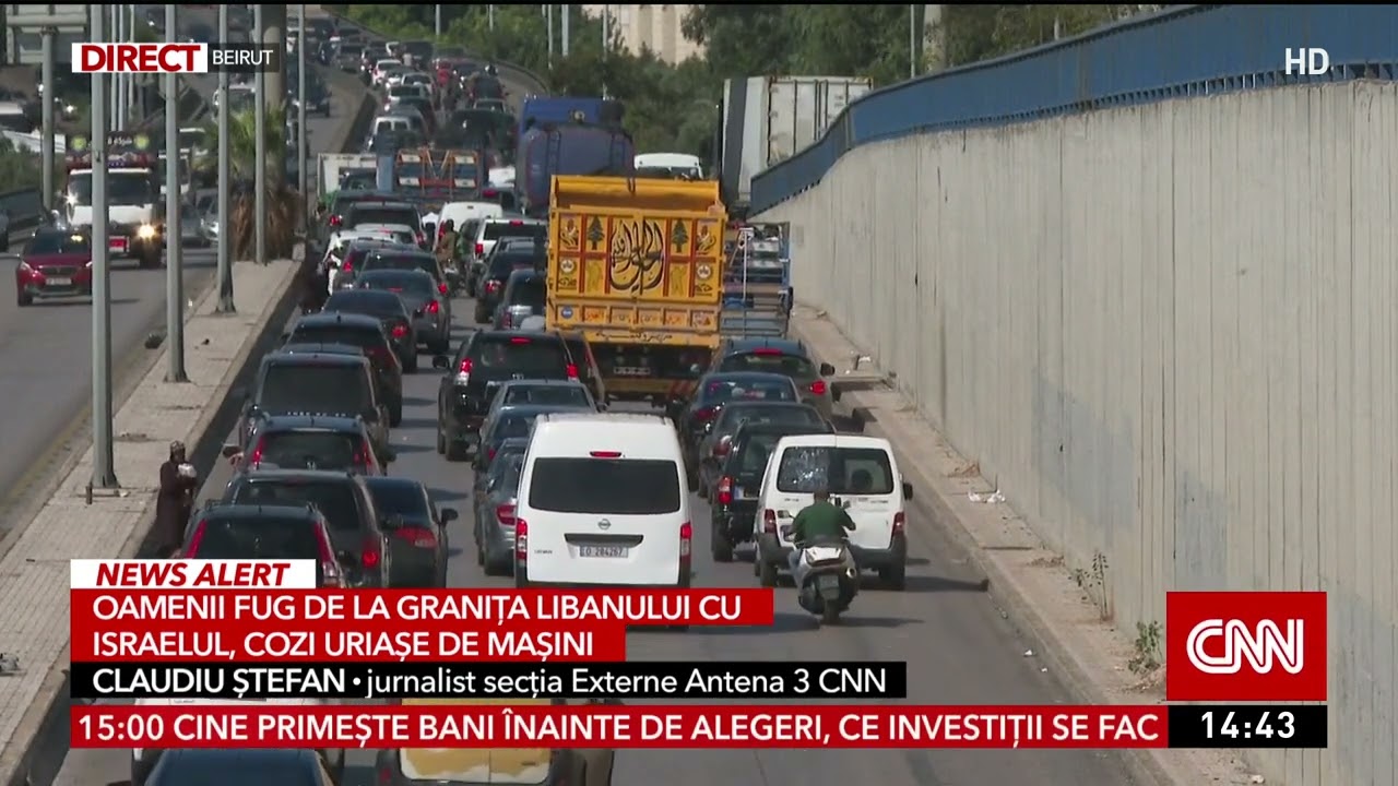 Oamenii fug din sudul Libanului după mesajele primite de la IDF