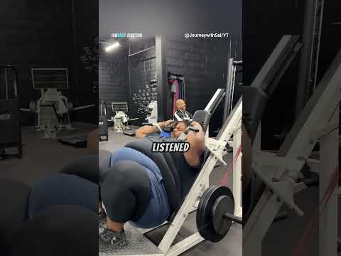 725 lbs vs. Sal Today #transformation