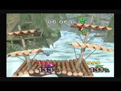 【13/4/6 すてら宅オフ】aMSa(ヨッシー) VS 焔(フォックス) (コンゴジャングル)