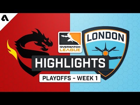 Shanghai Dragons vs London Spitfire | Playoffs Week 1 - Overwatch League S2 Highlights