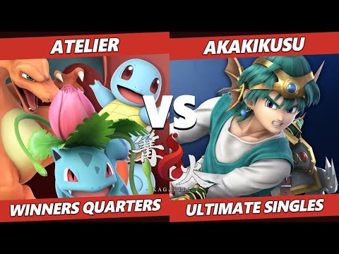 Kagaribi 3 Winners Quarters - Atelier (Pokemon Trainer) Vs. Akakikusu (Hero) SSBU Smash Ultimate