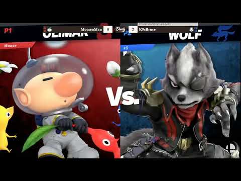 DDD 1 Winners Semi-Finals - K9sBruce (Wolf) vs MoosenMan (Olimar)