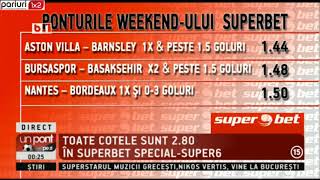 UPZ: Pariezi in weekend? Nu poti rata acest pachet de 15 PRONOSTICURI!