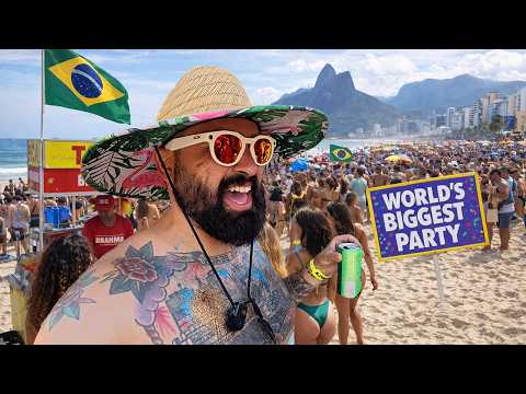 Drinking Everything I See During Carnaval in Rio de Janeiro, Brazil 🇧🇷