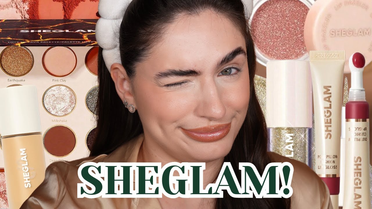 testando NOVOS PRODUTOS da SHEGLAM! um deles não gostei 😂