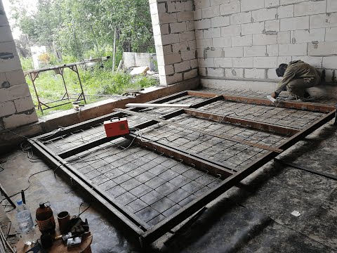 Забивка клина в гараже и клин своими руками. Гараж мечты. Бетонный пол
