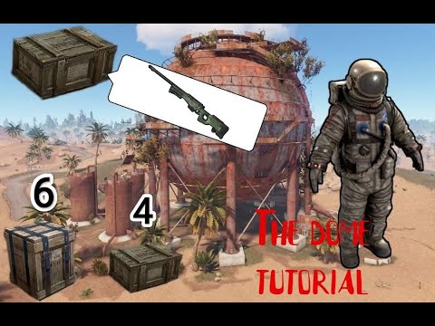 The dome tutorial in rust /no cards big free loot / godex