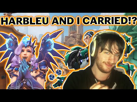 PRO MERCY AND SIGMA CARRY?! (ft. Harbleu) - Overwatch