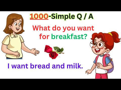 1000 Question Answer | English Conversation Practice | English Speaking Practice For Beginners