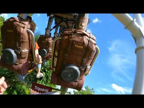 [4K] Achterbahn Hals-über-Kopf (Onride) im Erlebnispark Tripsdrill (POV) - 2021 - Last Row