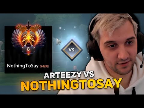 Arteezy on TA vs NothingToSay! Next Game! RTZ plays on Sniper!