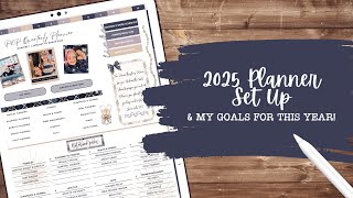 SUPER CHATTY! My 2025 Digital Planner Set Up in Goodnotes 6 & My Goals for 2025 🤩
