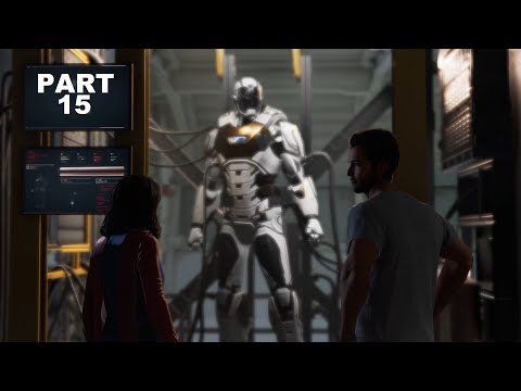 MARVEL'S AVENGERS Walkthrough Gameplay-PART 15-Iron man flying to space-PS4