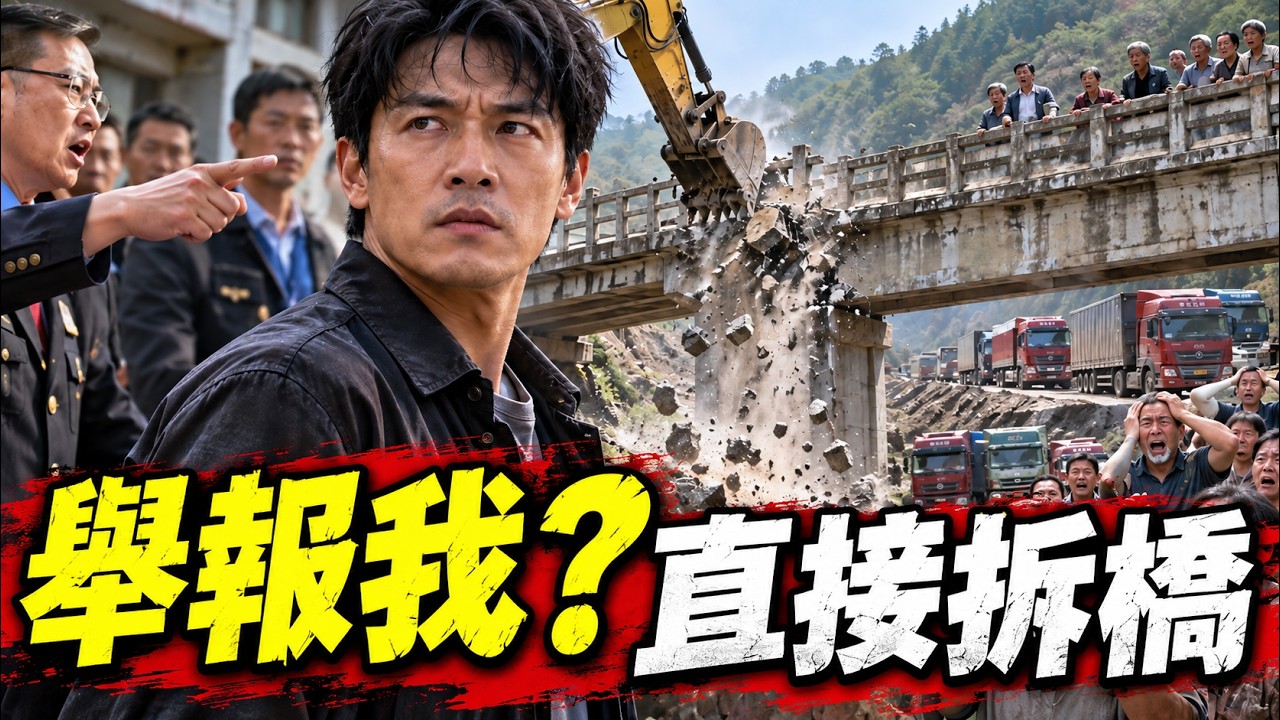 男子自費50萬修橋，免費讓全村走了7年，竟被村民舉報非法收費！他反手拆掉大橋，全村貨車繞不出去，?