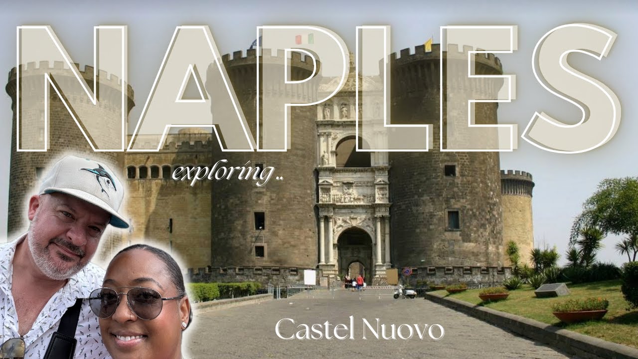 The majestic Castel Nuovo, a medieval renaissance fortress, stands imposingly at the strategic Port of Naples.
