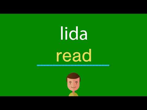 Como dizer lida em inglês