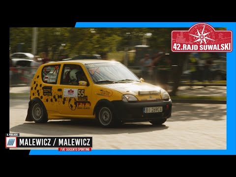 Malewicz/Malewicz #fiatseicento sporting - 42 Rajd Suwalski U.T. Jurewicz 2023