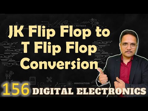 JK Flip Flop to T Flip Flop conversion Designing Step and Circuit Digital Electronics JK T