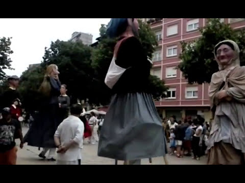 Gigantes en Portugalete | 1 julio 2015 | Fiestas de La Guía