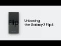 Смартфон Samsung Galaxy Z Flip4 128GB Blue - видео #9