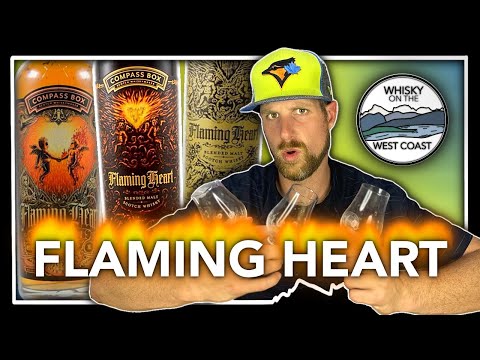 A Trio Of Flaming Heart's: Compass Box Flaming Heart Blended Malt 5th, 6th, 7th Edition