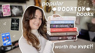 the ULTIMATE guide to BOOKTOK BOOKS! 🩷📖 | *which books are worth the hype?*