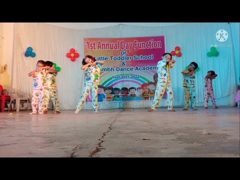 Ekti Ekti Ghabarlis na | Chintoo | Littler Toddler School kids performing at Annual Day