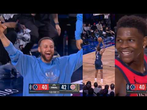 Steph Curry hyped after De'Aaron Fox game winner buzzer beater in All Star Game