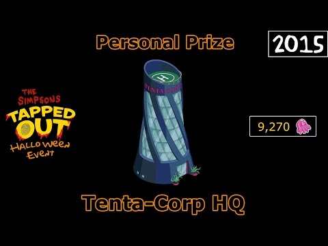 The Simpsons: Tapped Out - Halloween Event  | Tenta-Corp HQ (2015)