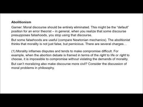 Moral error theory... Now what?